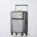 Valise Aluminium Grande Capacité avec Ouverture Frontale 20-28 Pouces, ABS PC, Fermeture Éclair - Modèle 2026 - IVOIRART.COM