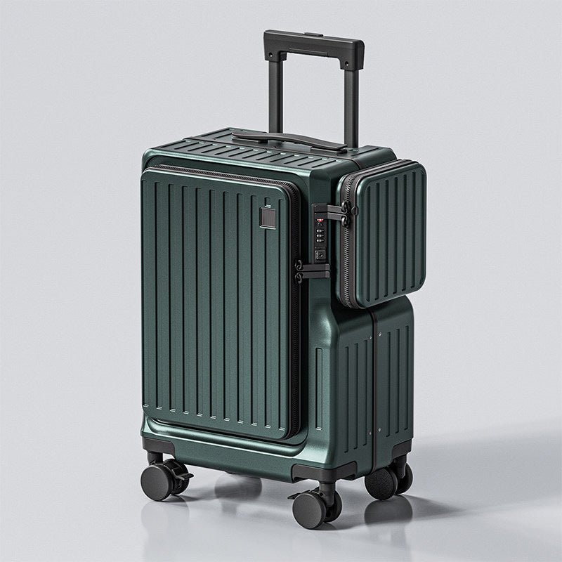 Valise cabine 20 pouces à ouverture frontale, élégante et fonctionnelle - IVOIRART.COM