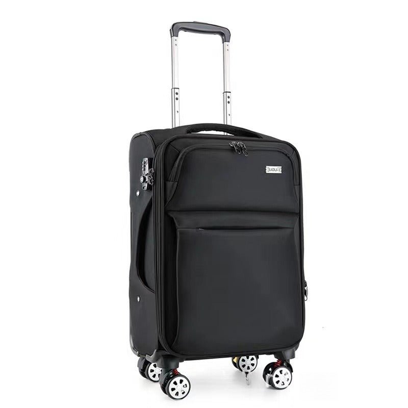 Valise imperméable en tissu Oxford noir, durable 30 pouces grande capacité - IVOIRART.COM