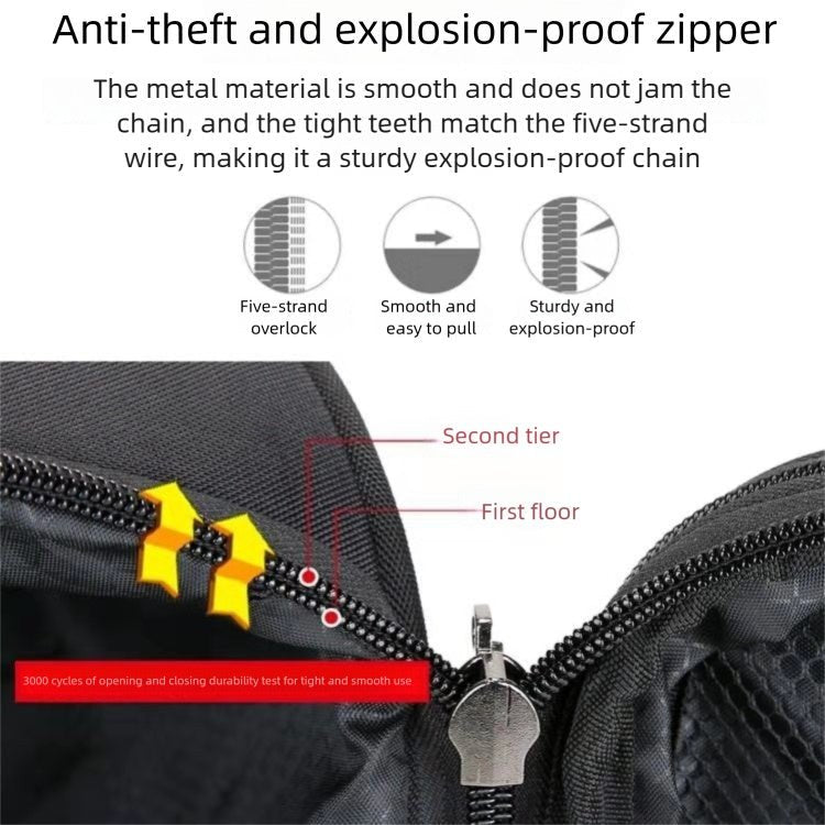 Valise imperméable en tissu Oxford noir, durable 30 pouces grande capacité - IVOIRART.COM