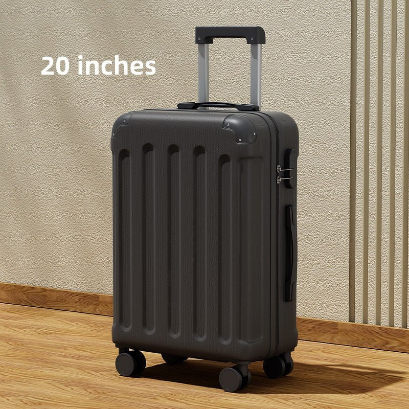 Valise Multifonctionnelle 20-24 Pouces, Roues Silencieuses, Ports USB, Porte-Gobelet Pliable, Crochets Latéraux, Adaptée Voyage d'Affaires, Légère et Pliable - IVOIRART.COM