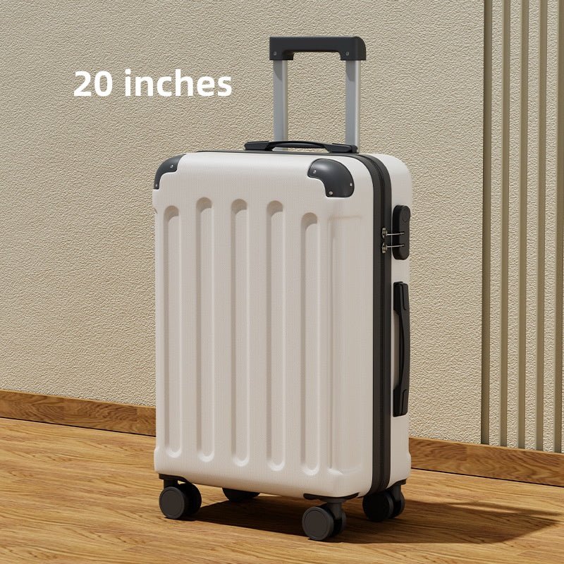 Valise Multifonctionnelle 20-24 Pouces, Roues Silencieuses, Ports USB, Porte-Gobelet Pliable, Crochets Latéraux, Adaptée Voyage d'Affaires, Légère et Pliable - IVOIRART.COM