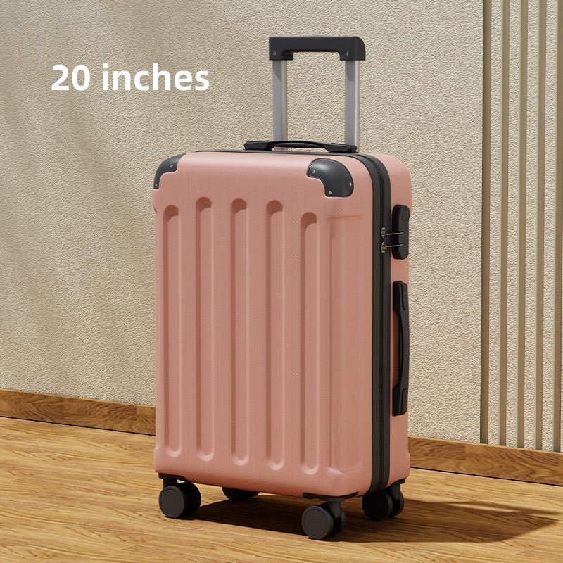 Valise Multifonctionnelle 20-24 Pouces, Roues Silencieuses, Ports USB, Porte-Gobelet Pliable, Crochets Latéraux, Adaptée Voyage d'Affaires, Légère et Pliable - IVOIRART.COM