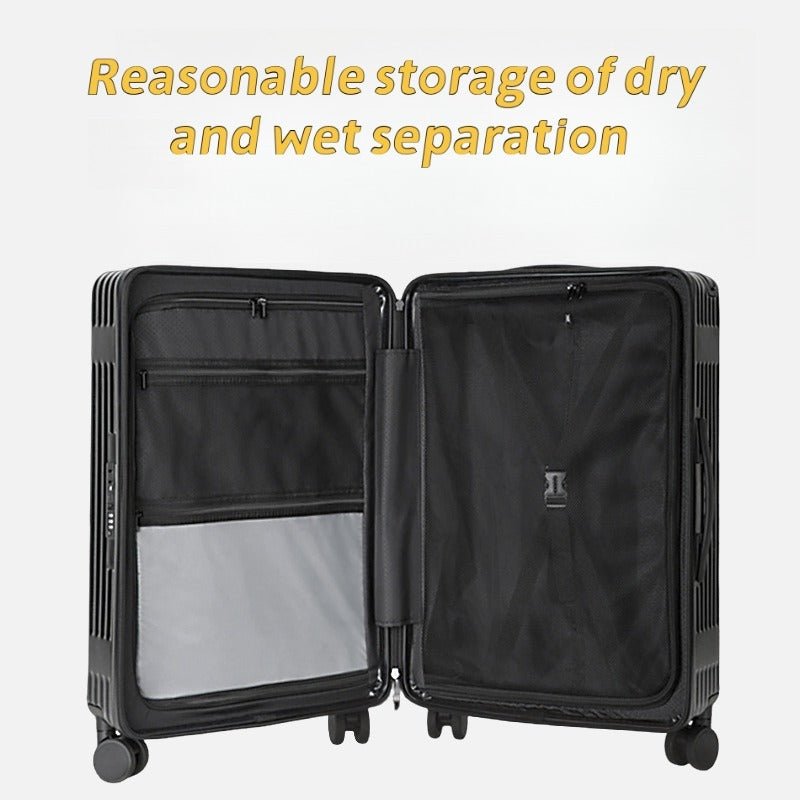 Valise Tendance 16 Pouces avec Cadenas TSA, Roues Universelles 360° et Poignée Télescopique - IVOIRART.COM