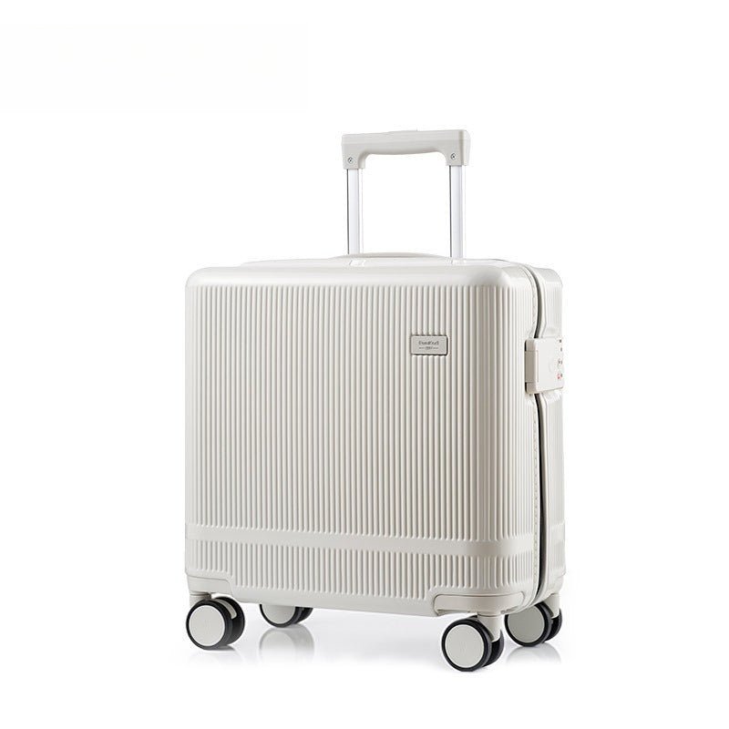 Valise tendance 16 pouces avec verrou TSA, roues universelles 360°, poignée télescopique - IVOIRART.COM