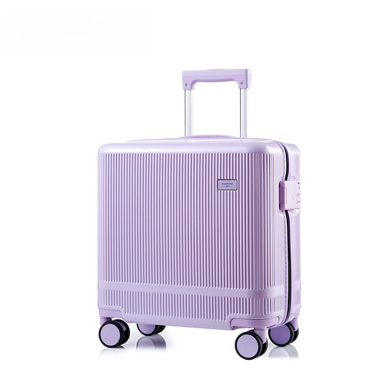 Valise tendance 16 pouces avec verrou TSA, roues universelles 360°, poignée télescopique - IVOIRART.COM