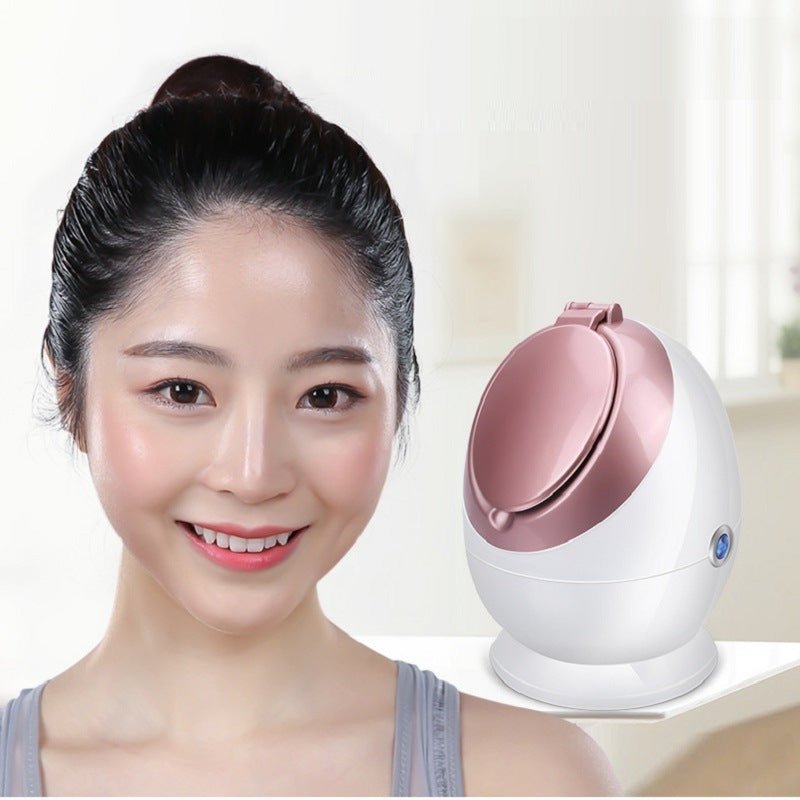 Vaporisateur Facial Nano Ionique - Modèle SA-166A, Pulvérisation Thermique, Blanc - IVOIRART.COM