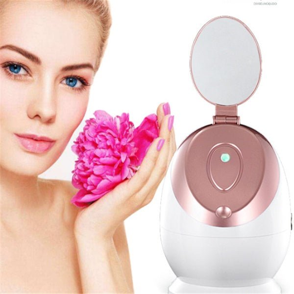 Vaporisateur Facial Nano Ionique - Modèle SA-166A, Pulvérisation Thermique, Blanc - IVOIRART.COM