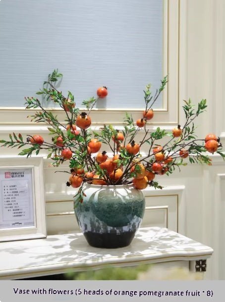 Vase décoratif Holly en céramique avec fleurs artificielles pour compositions 20 - IVOIRART.COM