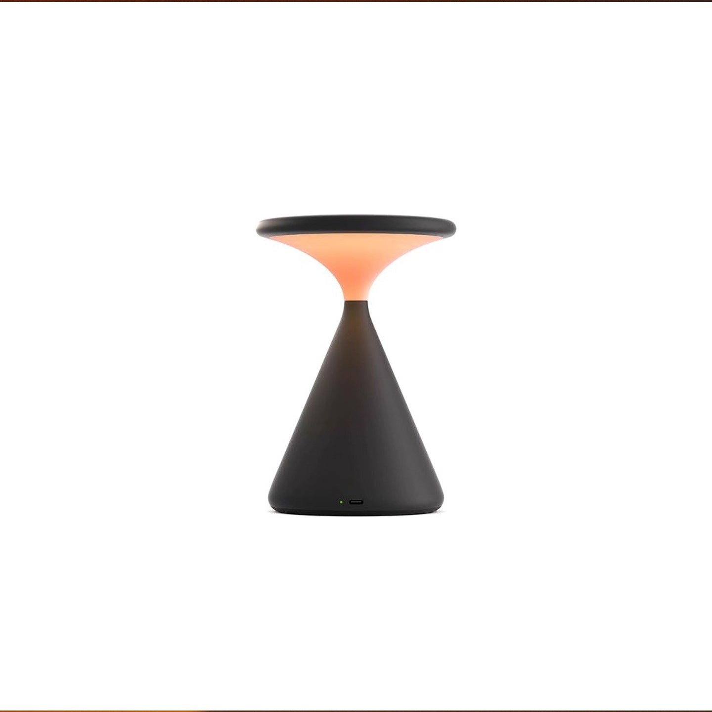 Veilleuse Atmosphère Portable en Sablier—Lumière d'Ambiance USB, Style Nordique. - IVOIRART.COM