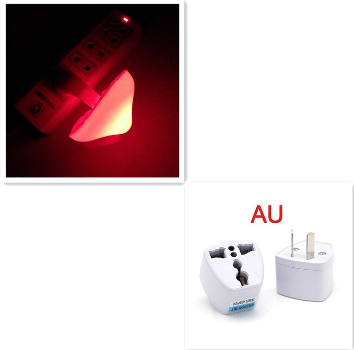 Veilleuse LED Champignon à Capteur Lumineux, Prise EU/US, Lumière Blanche Chaude - IVOIRART.COM