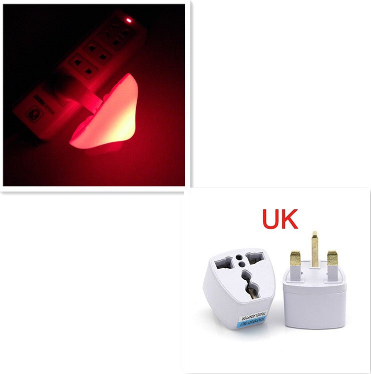 Veilleuse LED Champignon à Capteur Lumineux, Prise EU/US, Lumière Blanche Chaude - IVOIRART.COM
