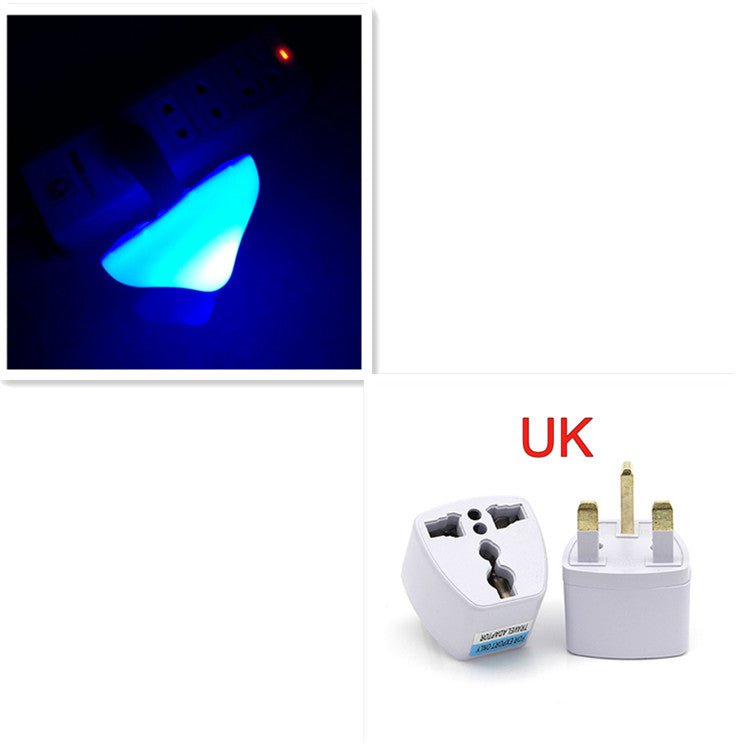 Veilleuse LED Champignon à Capteur Lumineux, Prise EU/US, Lumière Blanche Chaude - IVOIRART.COM