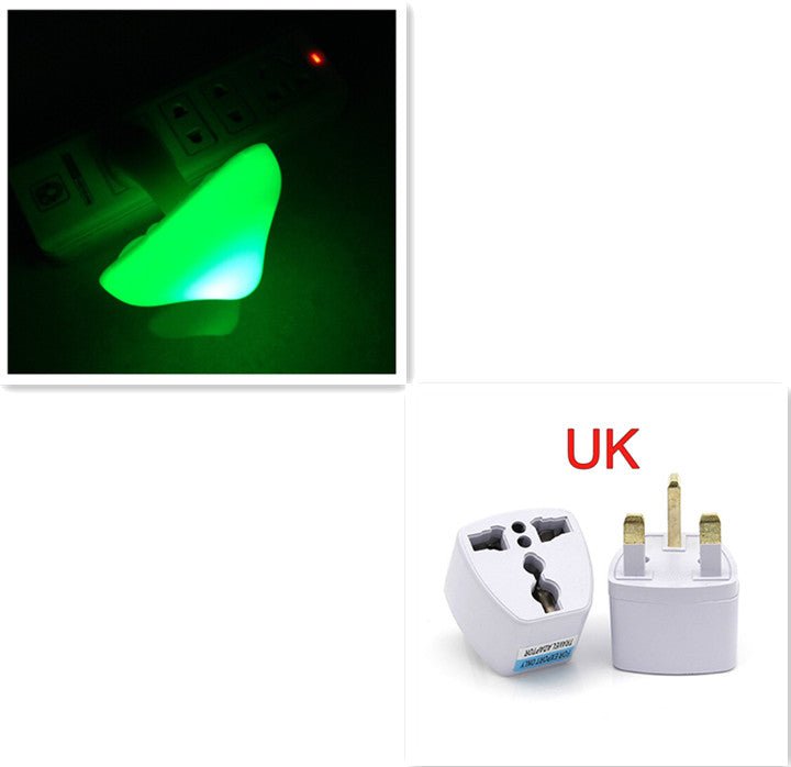 Veilleuse LED Champignon à Capteur Lumineux, Prise EU/US, Lumière Blanche Chaude - IVOIRART.COM