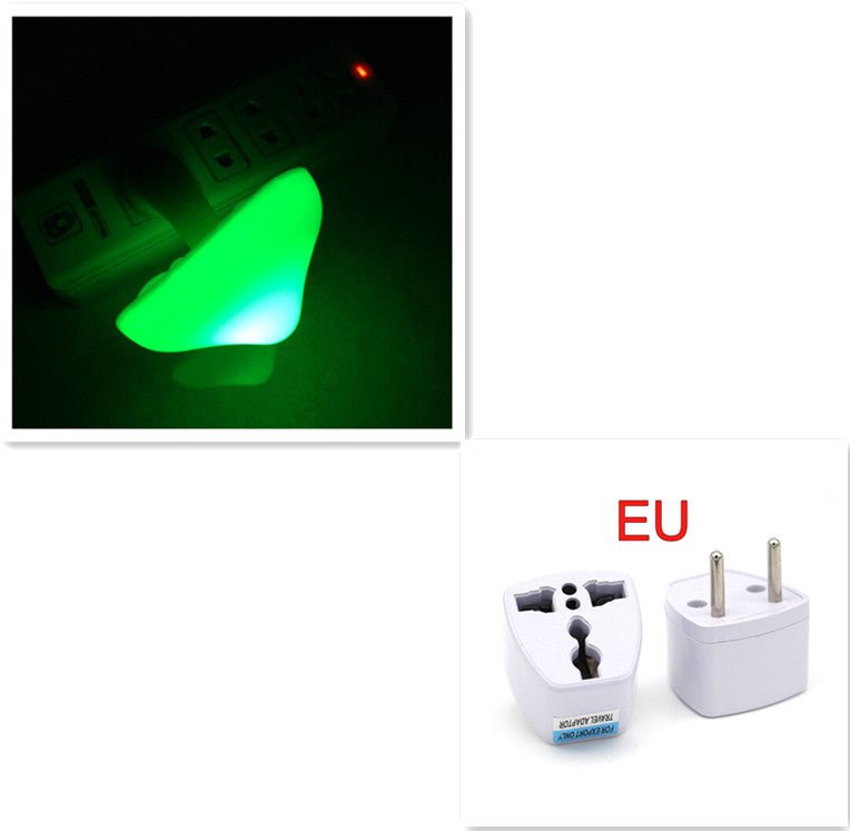 Veilleuse LED Champignon à Capteur Lumineux, Prise EU/US, Lumière Blanche Chaude - IVOIRART.COM