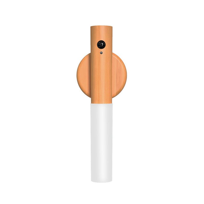 Veilleuse LED magnétique détecteur de mouvement rechargeable, 3 couleurs, bois mini - IVOIRART.COM
