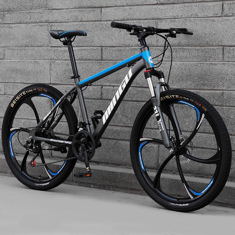 Vélo de montagne homme et femme 24-26 pouces avec freins à disque et suspension - IVOIRART.COM