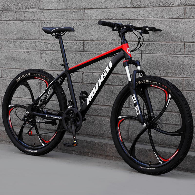 Vélo de montagne homme et femme 24-26 pouces avec freins à disque et suspension - IVOIRART.COM
