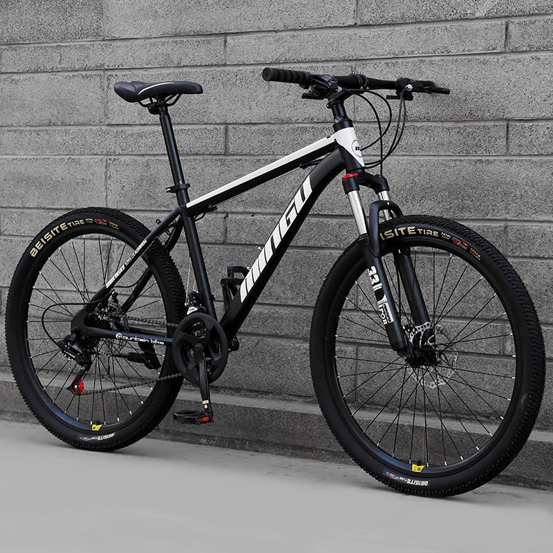Vélo de montagne homme et femme 24-26 pouces avec freins à disque et suspension - IVOIRART.COM