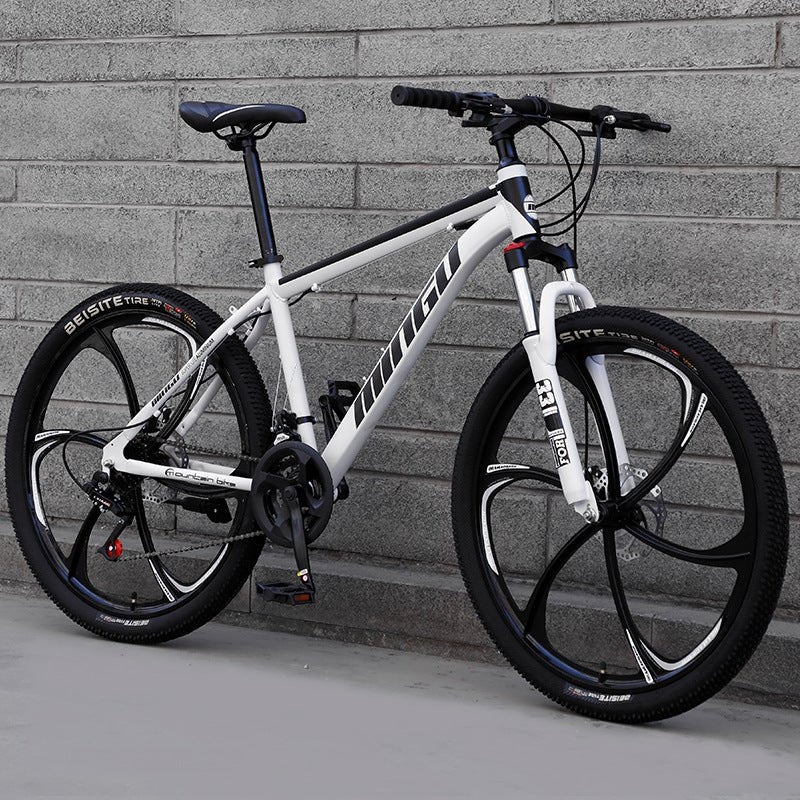 Vélo de montagne homme et femme 24-26 pouces avec freins à disque et suspension - IVOIRART.COM