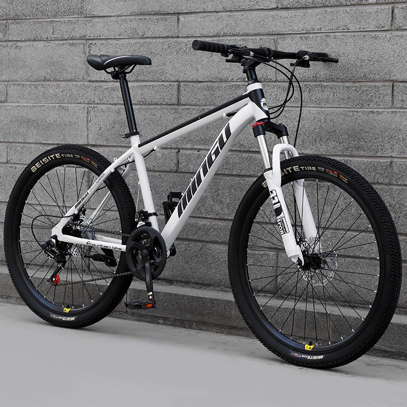Vélo de montagne homme et femme 24-26 pouces avec freins à disque et suspension - IVOIRART.COM