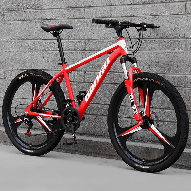 Vélo de montagne homme et femme 24-26 pouces avec freins à disque et suspension - IVOIRART.COM