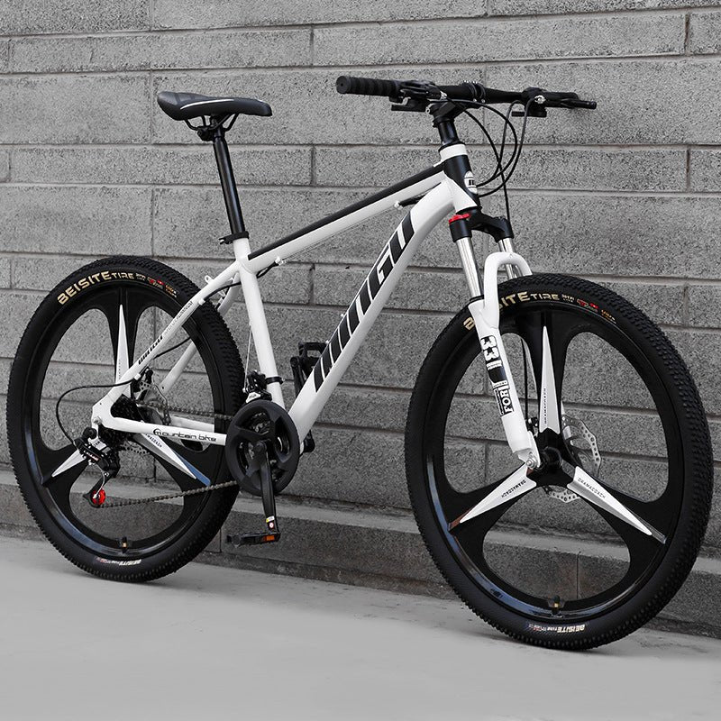 Vélo de montagne homme et femme 24-26 pouces avec freins à disque et suspension - IVOIRART.COM