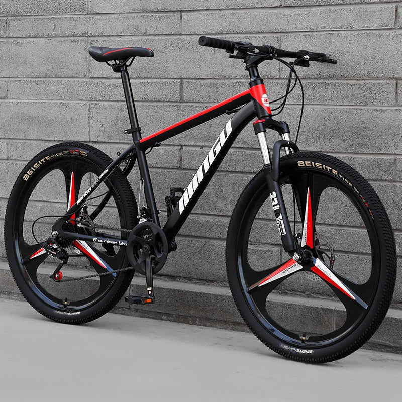 Vélo de montagne homme et femme 24-26 pouces avec freins à disque et suspension - IVOIRART.COM