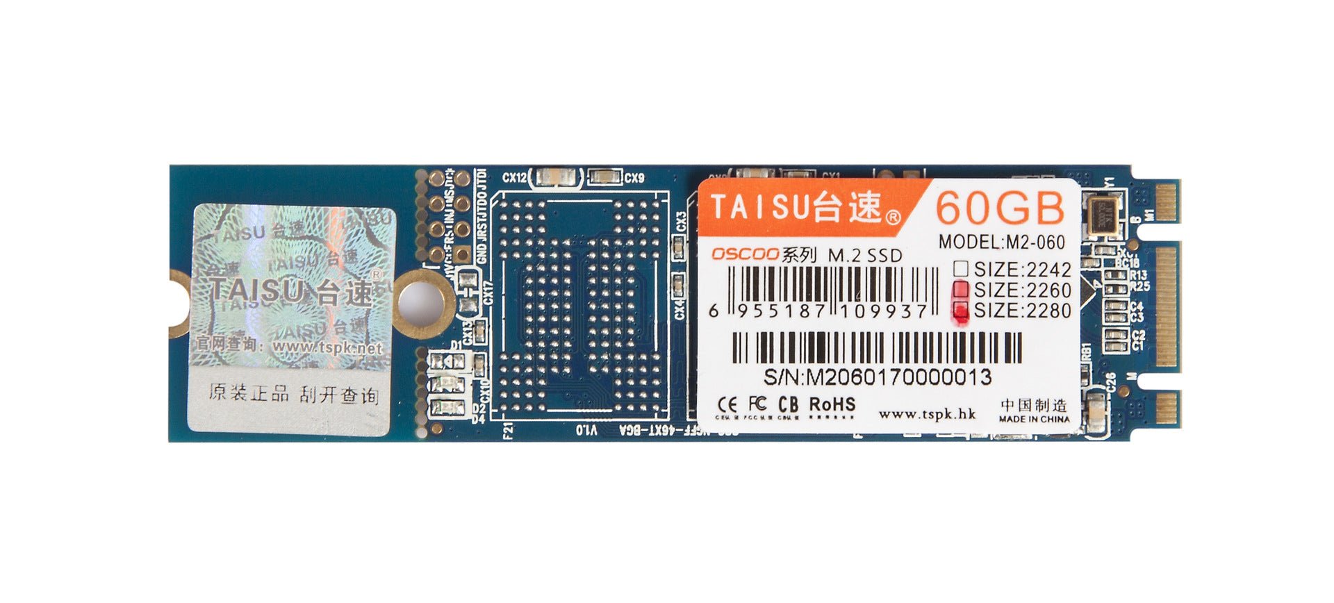 Vente directe d'usine TAISU SSD M.2 NGFF 60G 120G 240G 2242/2260/2280 - IVOIRART.COM