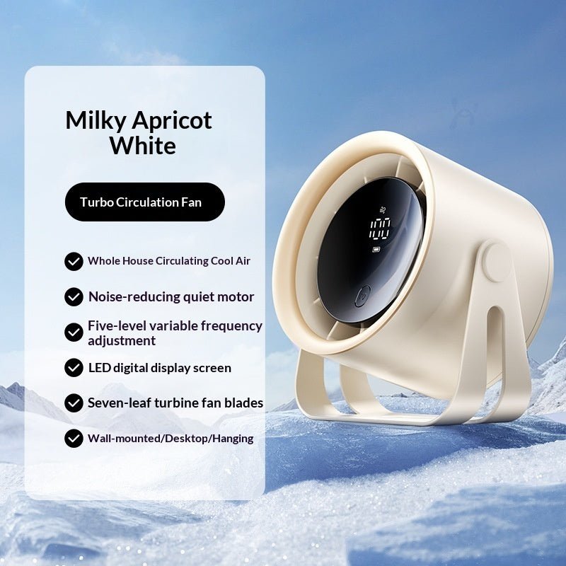 Ventilateur de bureau circulation d'air, brushless, USB, 5 vitesses, silencieux! - IVOIRART.COM