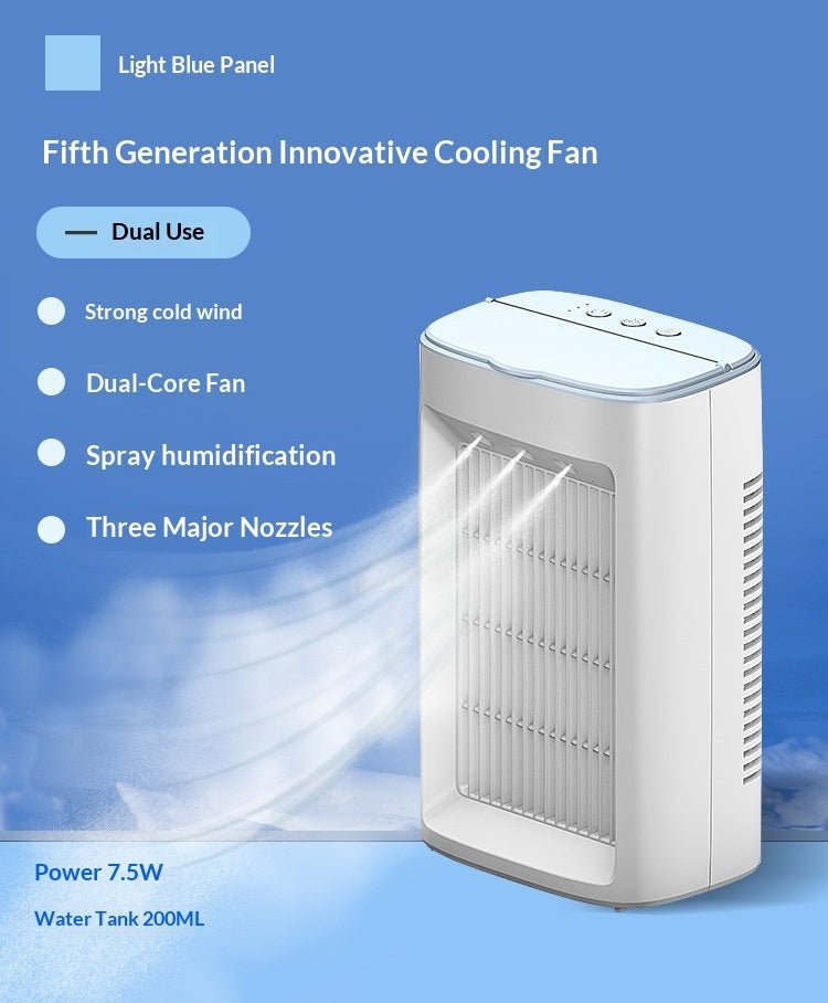 Ventilateur de bureau portable USB pour dortoir, petit, silencieux, 3 vitesses!! - IVOIRART.COM