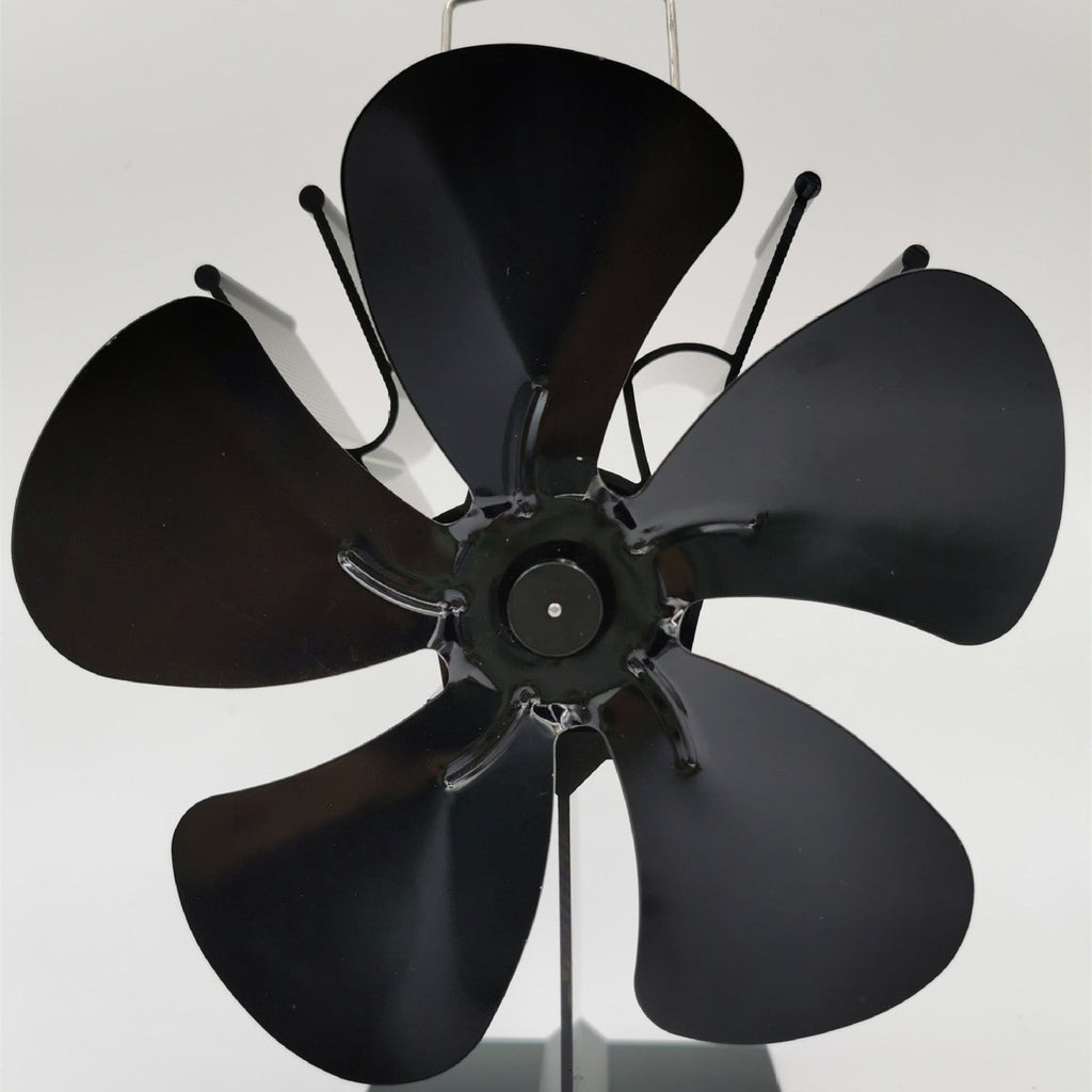 Ventilateur de cheminée thermique à démarrage automatique avec cinq pales haute performance - IVOIRART.COM
