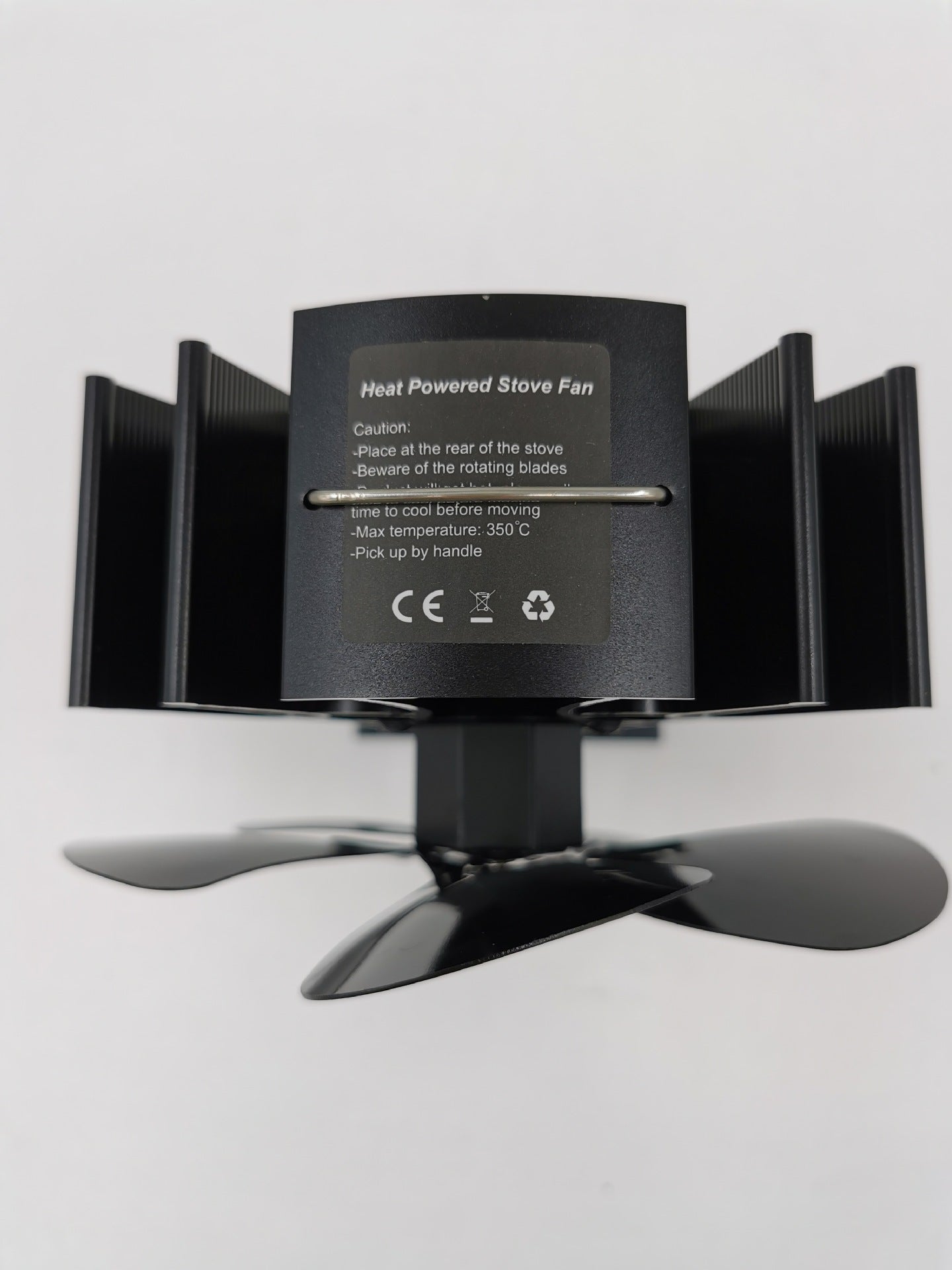 Ventilateur de cheminée thermique à démarrage automatique avec cinq pales haute performance - IVOIRART.COM