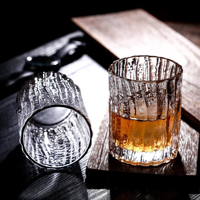 Verre à vin en cristal style japonais avec motif arbre créatif, élégant et unique - IVOIRART.COM