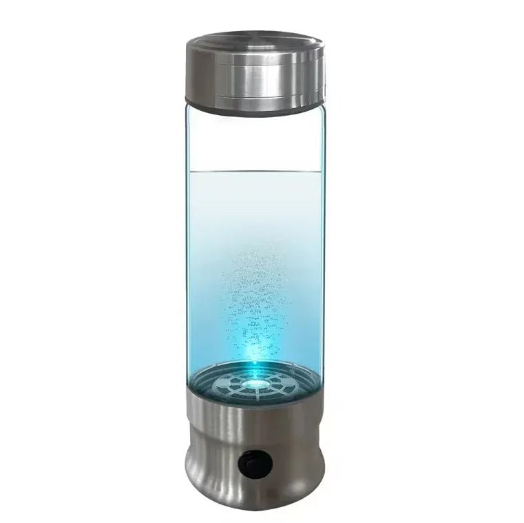 Verre Intelligent Portable Enrichi à Hydrogène avec Fonction d'Aspiration - 410ml - IVOIRART.COM