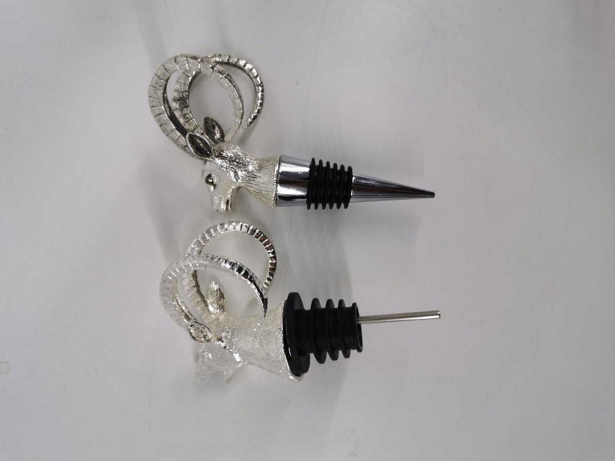 Verseur de Vin Tête de Mouton Créatif en Métal, Élégant et Unique - IVOIRART.COM