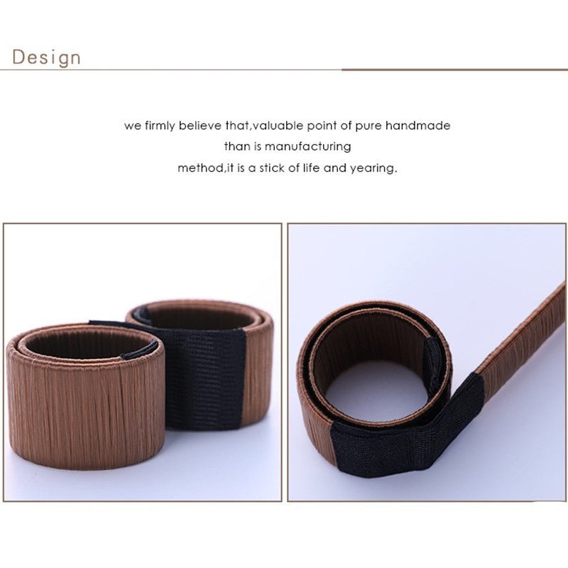 Version Coréenne de l'Épingle à Cheveux Pan en Forme de Balle avec Anneau Saisissant - IVOIRART.COM