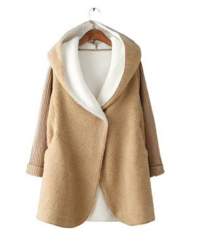 Veste à capuche en cachemire et mélanges, cardigan manteau, style luxueux chic!! - IVOIRART.COM