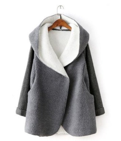 Veste à capuche en cachemire et mélanges, cardigan manteau, style luxueux chic!! - IVOIRART.COM