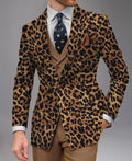 Veste ajustée business - casual avec motif pois pour homme - printemps - automne - IVOIRART.COM