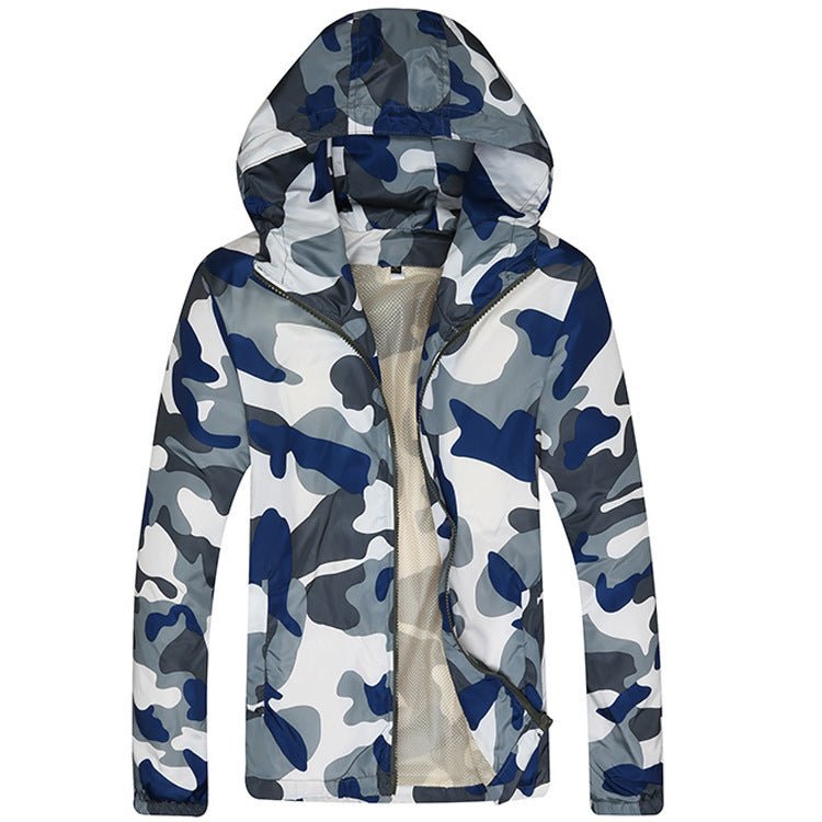 Veste Camouflage Homme Slim Coupe Mode Vêtements Tendance Moderne - IVOIRART.COM