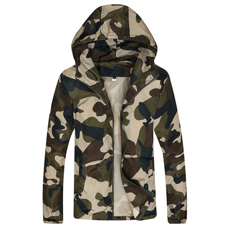 Veste Camouflage Homme Slim Coupe Mode Vêtements Tendance Moderne - IVOIRART.COM