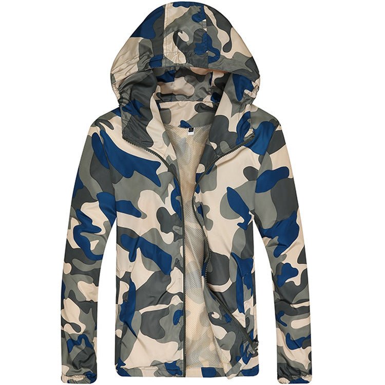 Veste Camouflage Homme Slim Coupe Mode Vêtements Tendance Moderne - IVOIRART.COM