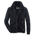 Veste coton multi-poches pour jeunes et adultes d'âge moyen, coupe décontractée hiver. - IVOIRART.COM