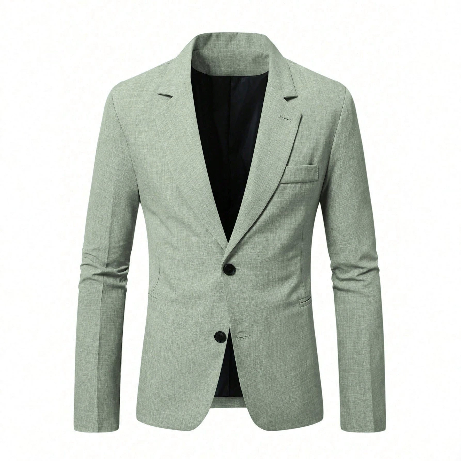 Veste de costume légère pour homme, style décontracté, affaires, manches longues, vert, tailles S à XXL - IVOIRART.COM