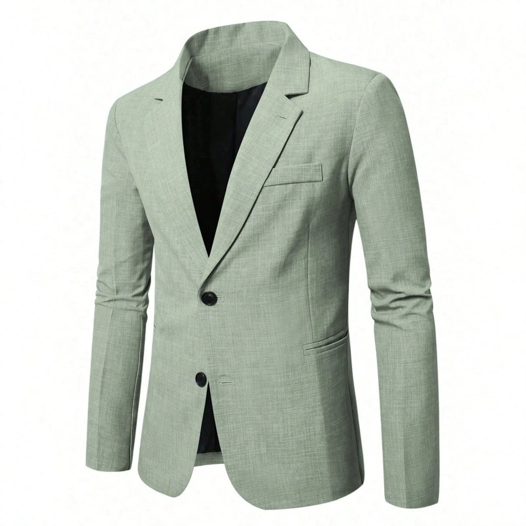 Veste de costume légère pour homme, style décontracté, affaires, manches longues, vert, tailles S à XXL - IVOIRART.COM