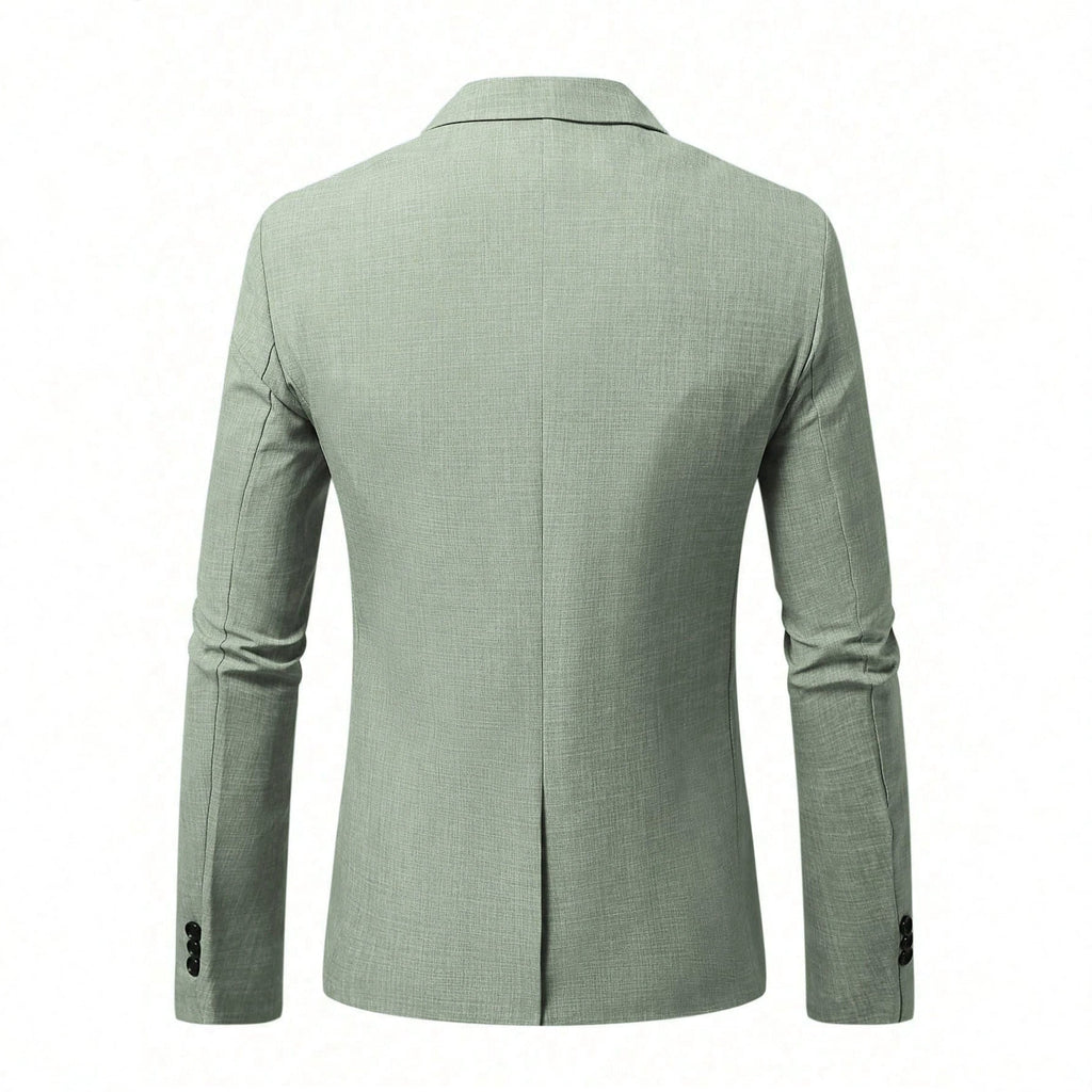 Veste de costume légère pour homme, style décontracté, affaires, manches longues, vert, tailles S à XXL - IVOIRART.COM