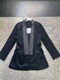 Veste décontractée chic pour femmes style européen et américain, noire, S-XL - IVOIRART.COM