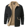 Veste épaisse en cachemire pour homme, coupe ample décontractée, velours côtelé. - IVOIRART.COM