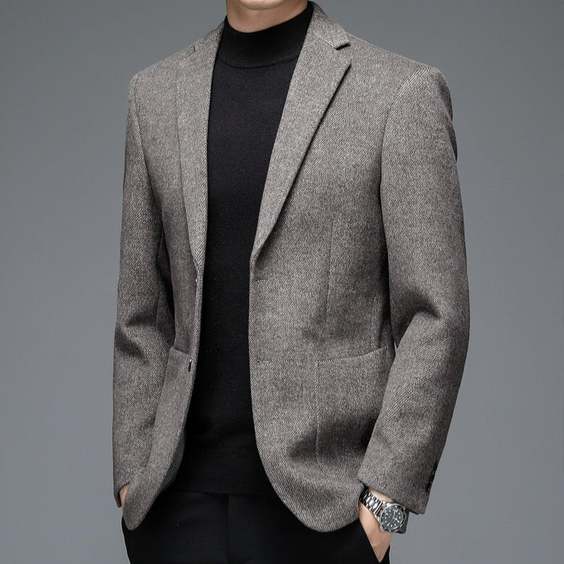Veste Homme en Laine pour Affaires et Loisirs - Style Moderne et Confortable - IVOIRART.COM